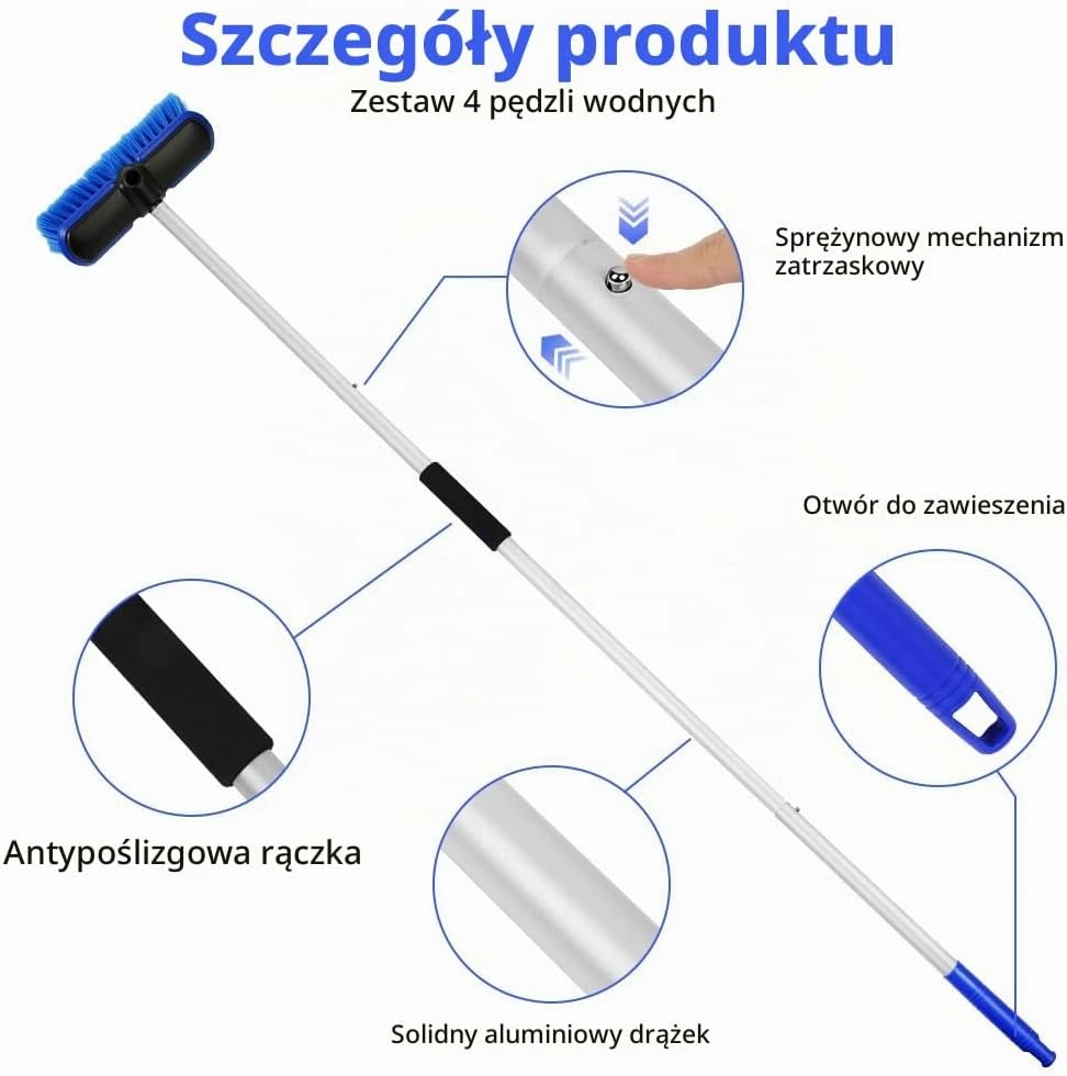 URAQT teleskopinis automobilio plovimo šepetys 153 cm KS-5176832-XCS250730-FBA