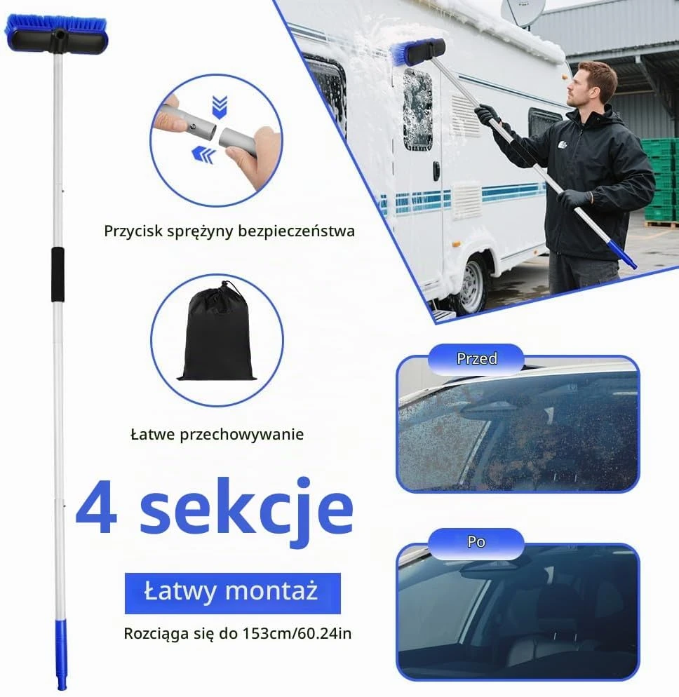 URAQT teleskopinis automobilio plovimo šepetys 153 cm KS-5176832-XCS250730-FBA