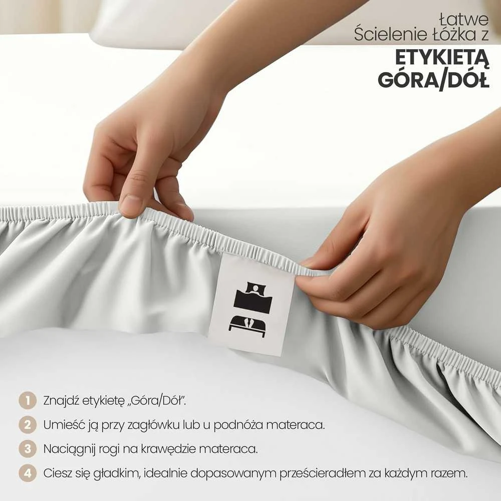 Utopia Bedding mikrofibros paklodžių su guma komplektas, 2 vnt., 90 x 200 cm, balta, 35 cm kišenė