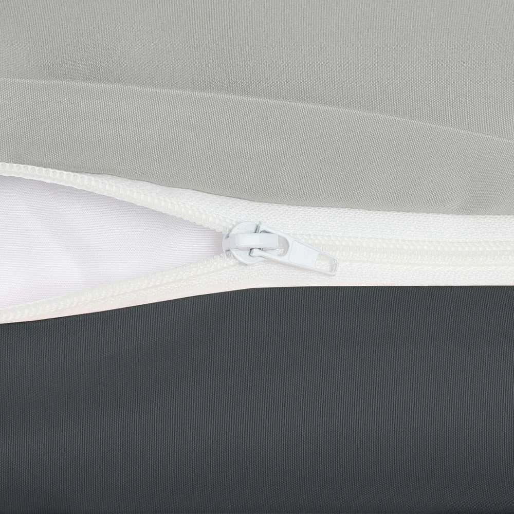 Utopia Bedding mikrofibros patalynės komplektas 200 x 200 cm su 2 pagalvių užvalkalais, tamsiai ir šviesiai pilkas