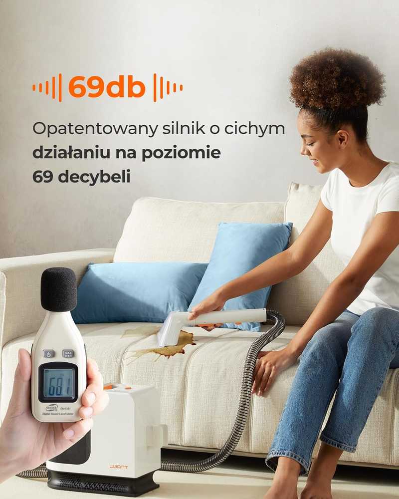 UWANT B200-SE 12000Pa 450W plovimo dulkių siurblys – baltas