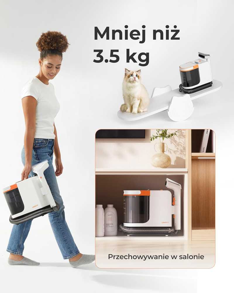 UWANT B200-SE 12000Pa 450W plovimo dulkių siurblys – baltas