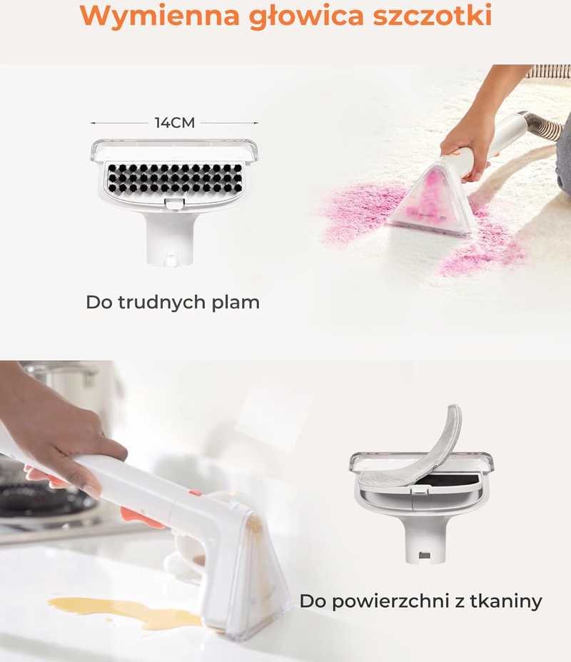 UWANT B200-SE 12000Pa 450W plovimo dulkių siurblys – baltas