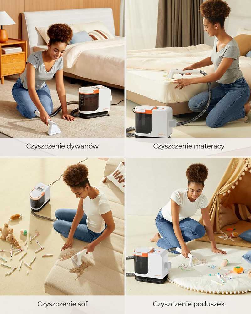 UWANT B200-SE 12000Pa 450W plovimo dulkių siurblys – baltas