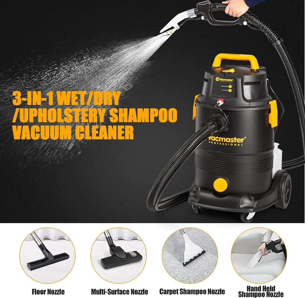 Vacmaster plaunantis dulkių siurblys 3 viename, 1300 W, 30 l, VK1330PWR 03