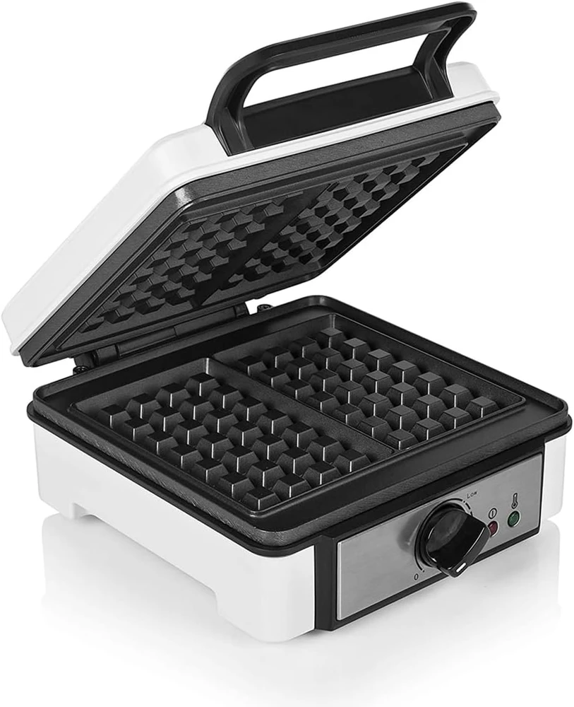 Vaflinė Princess Waffle makers 132397 Baltas, 1200 W, Rectangular, Vaflių skaičius 2