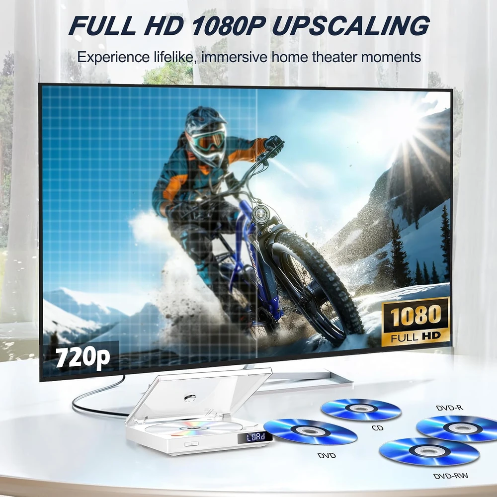 Vaizdo grotuvas MAITE mini DVD grotuvas su HDMI, USB ir kelių regionų palaikymu 01dvd98157