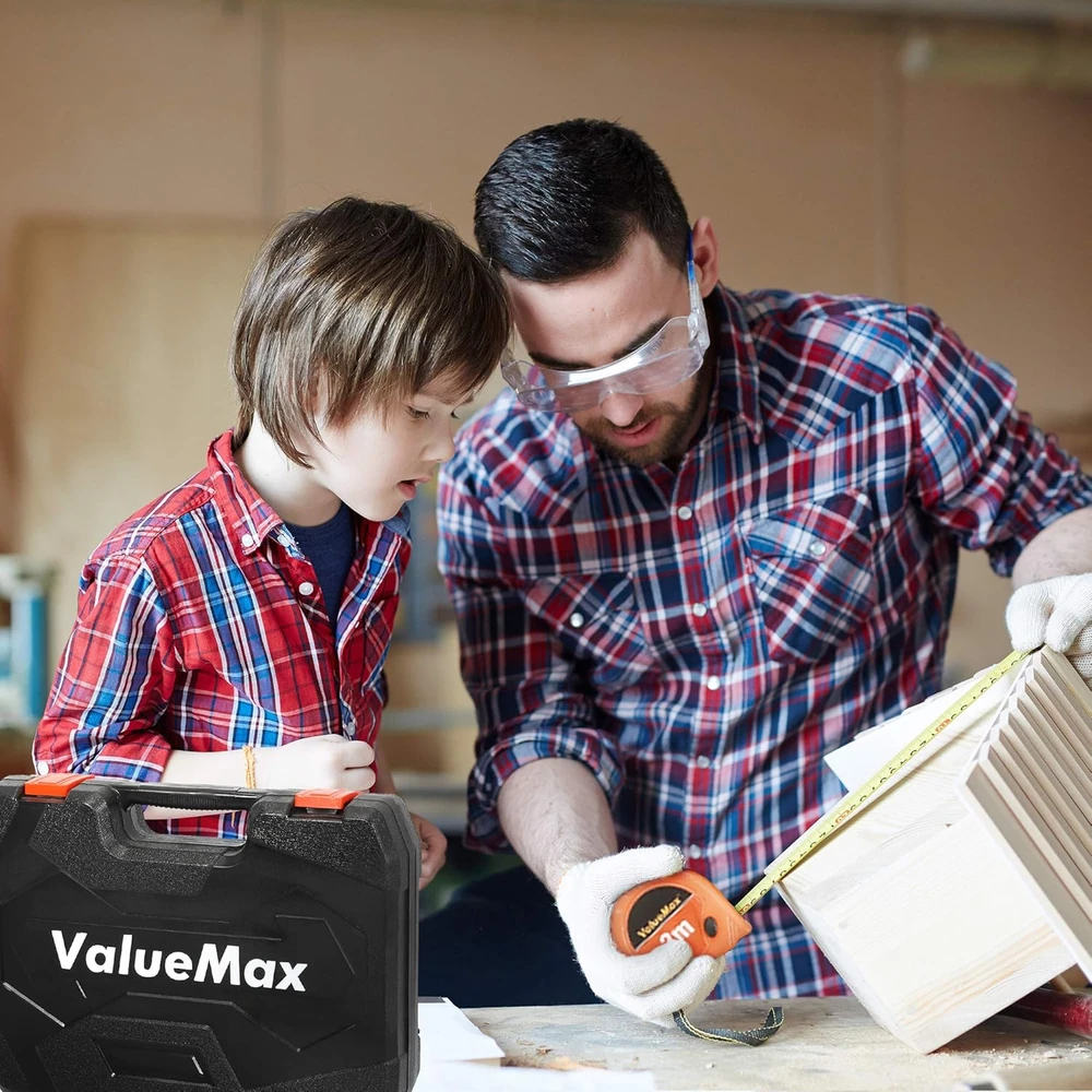 Wera ValueMax 150 dalių įrankių rinkinys su lagaminu, komplektas namų remontui V009009