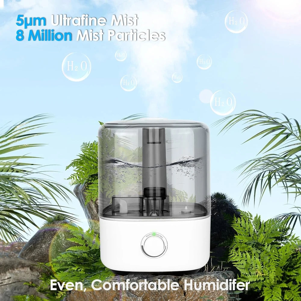 Vankarr ultragarsinis oro drėkintuvas 5 l, 25 W, 360° purkštukas JSQ5L67