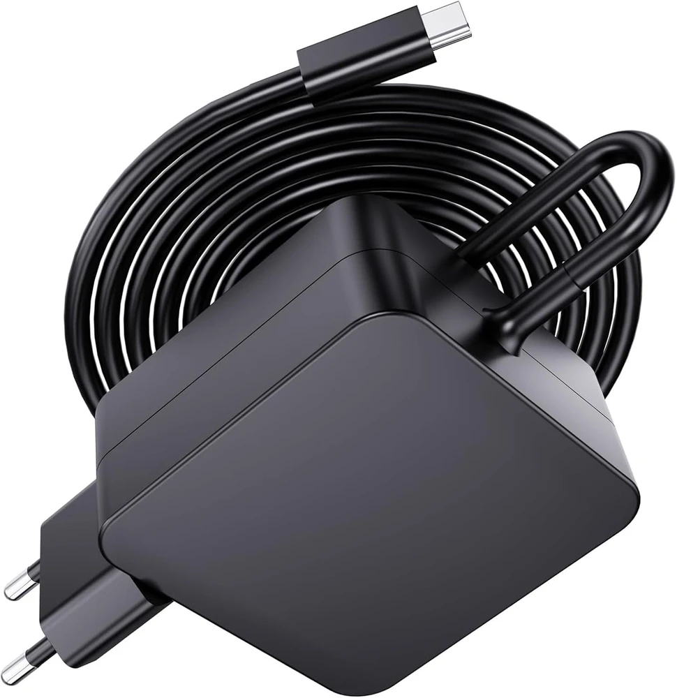 Vanzflow 65 W USB-C įkroviklis su USB Type-C jungtimi, tinkamas žaidimų konsolėms ir nešiojamiesiems įrenginiams