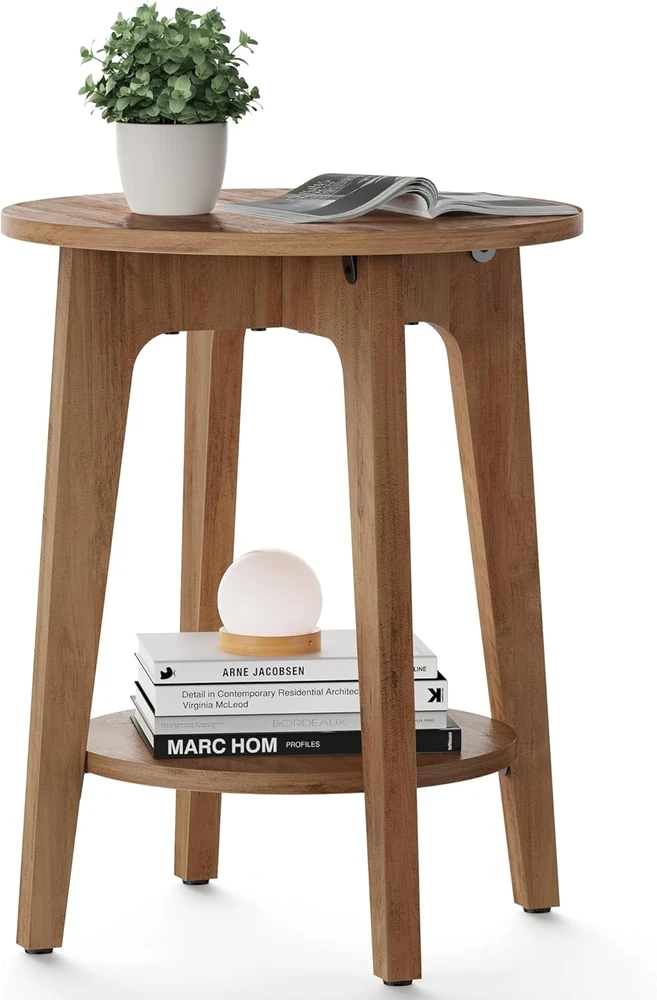 Vasagle Beistelltisch mit unterer Ablage in modernem Stil