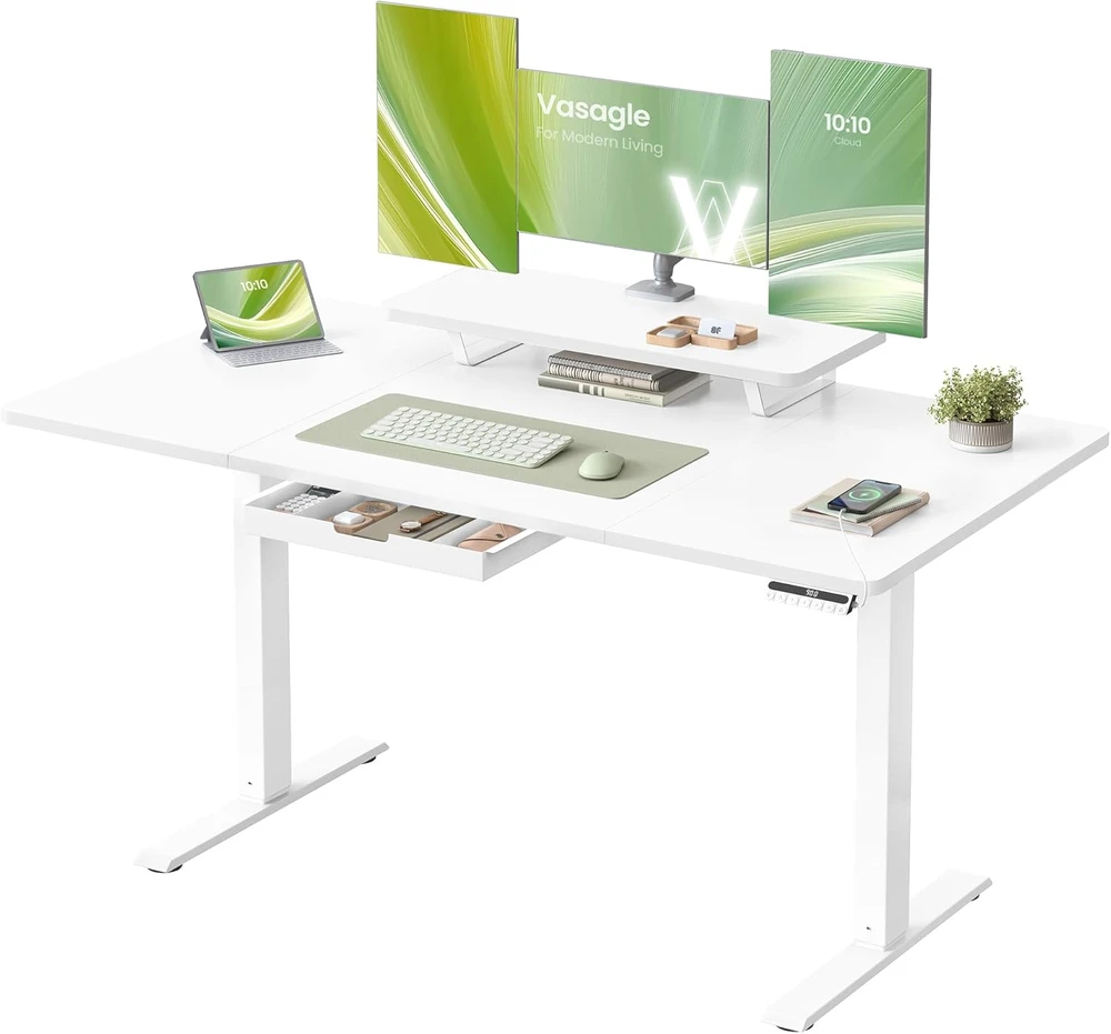 Songmics Reguliuojamo aukščio stalas 140x70x72-120cm
