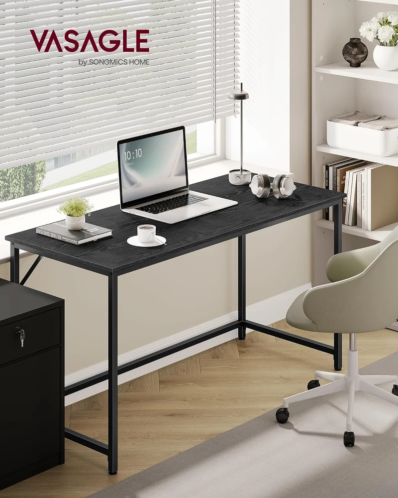 VASAGLE kompiuterinis stalas 135 x 60 x 76 cm, iki 50 kg, LWD043B56