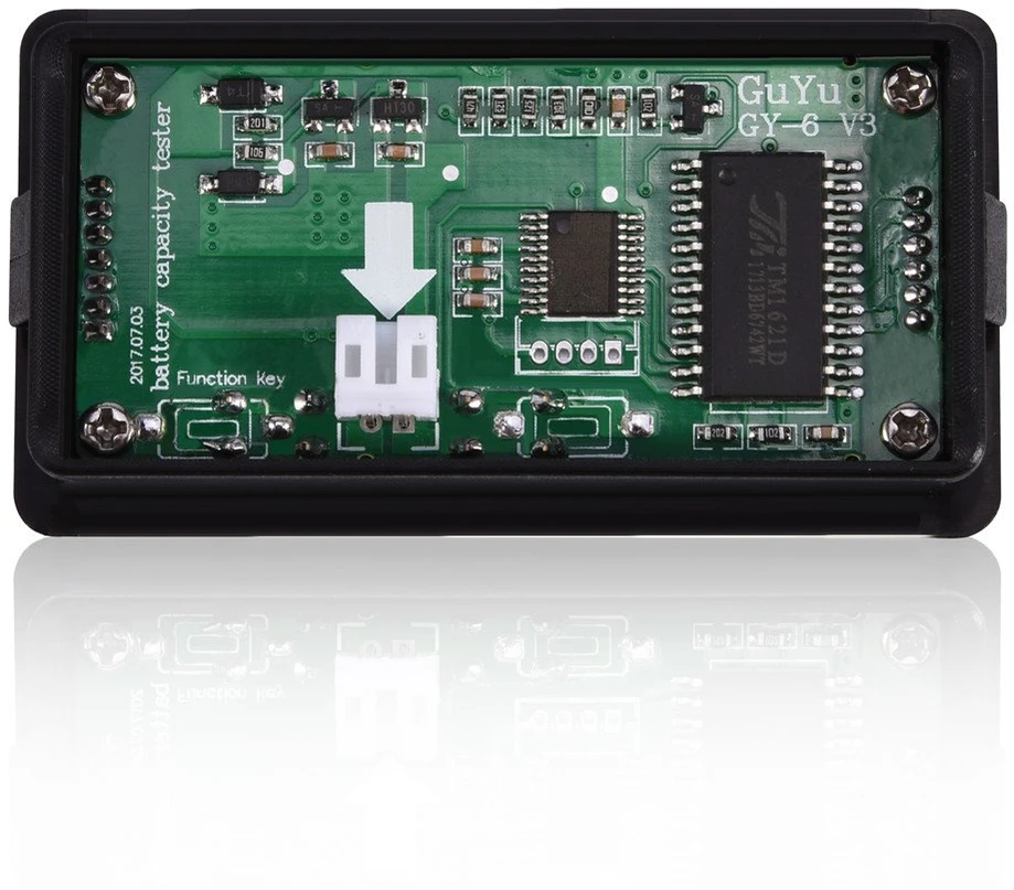 VBESTLIFE akumuliatoriaus įtampos ir talpos matuoklis su LCD ekranu, 6–70 V, 663862396355