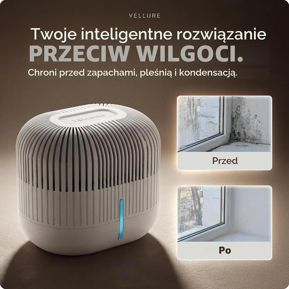 Vellure pasyvus oro sausintuvas be elektros iki 25 m² su 2 papildymais DLE-029-01