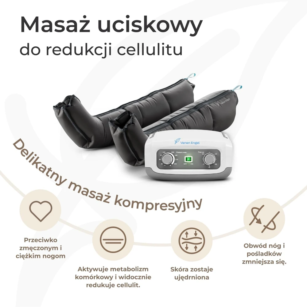 Venen Engel kojų kompresinis masažuoklis su 4 oro kameromis VE-001