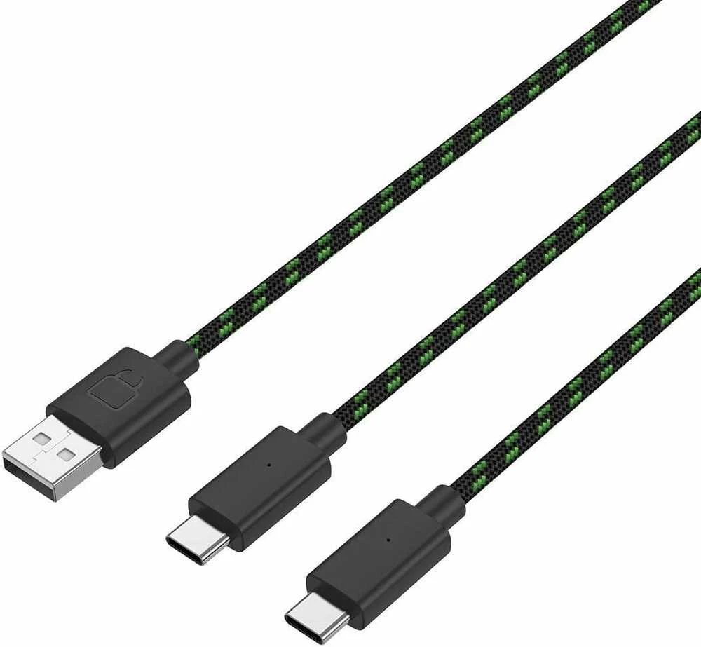 VENOM baterijos XBOX serijos / XBOX One valdikliams (2x1100mAh) + 3 metrų laidas