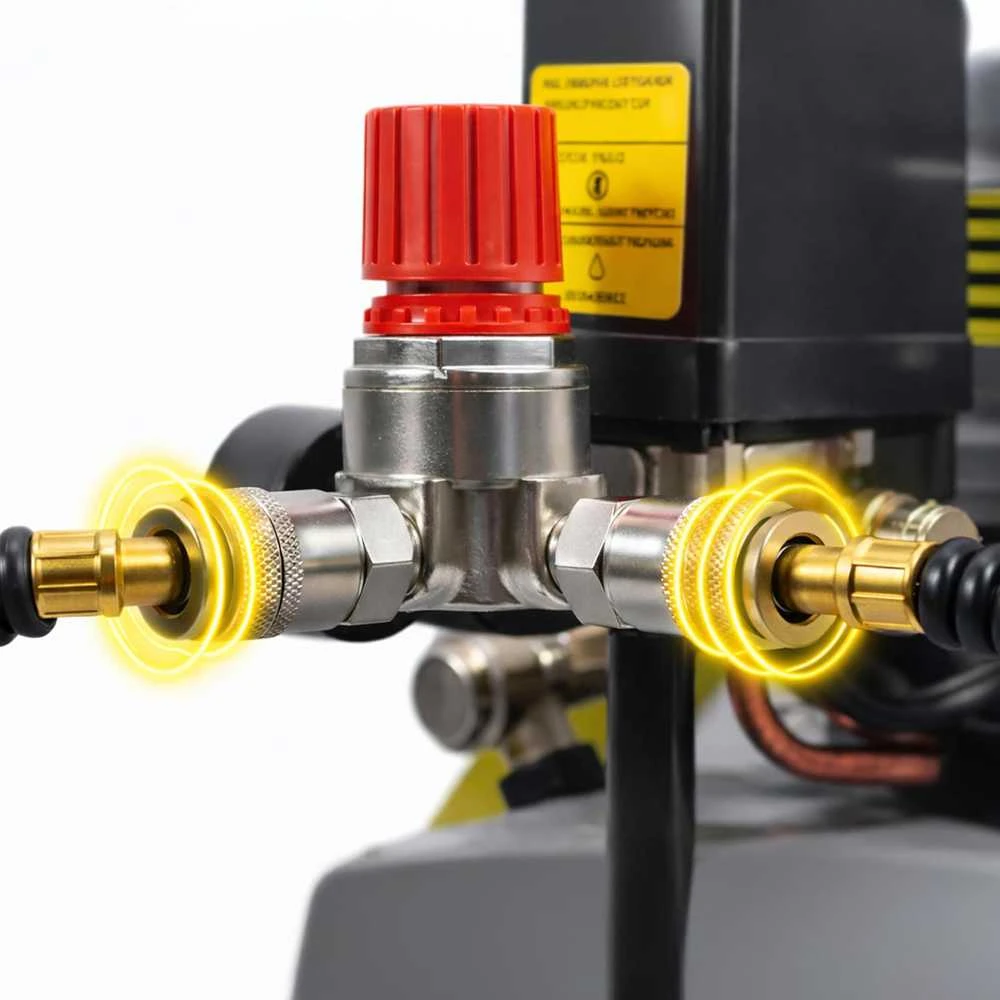 Vertex Best Performance oro kompresorius 50 l, 206 l/min, 8 bar, 1,5 kW, su ratais, VHC50