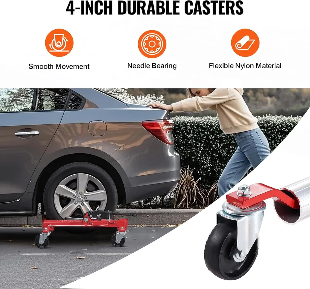 VEVOR automobilio ratų vežimėlis su reketiniu keltuvu, 680 kg, MR8014-1