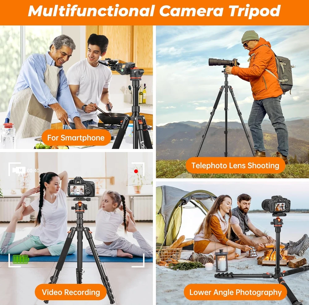 Victiv trikojis fotoaparatui 200 cm, aliuminis, su monopodu, maks. apkrova 8kg, AP50