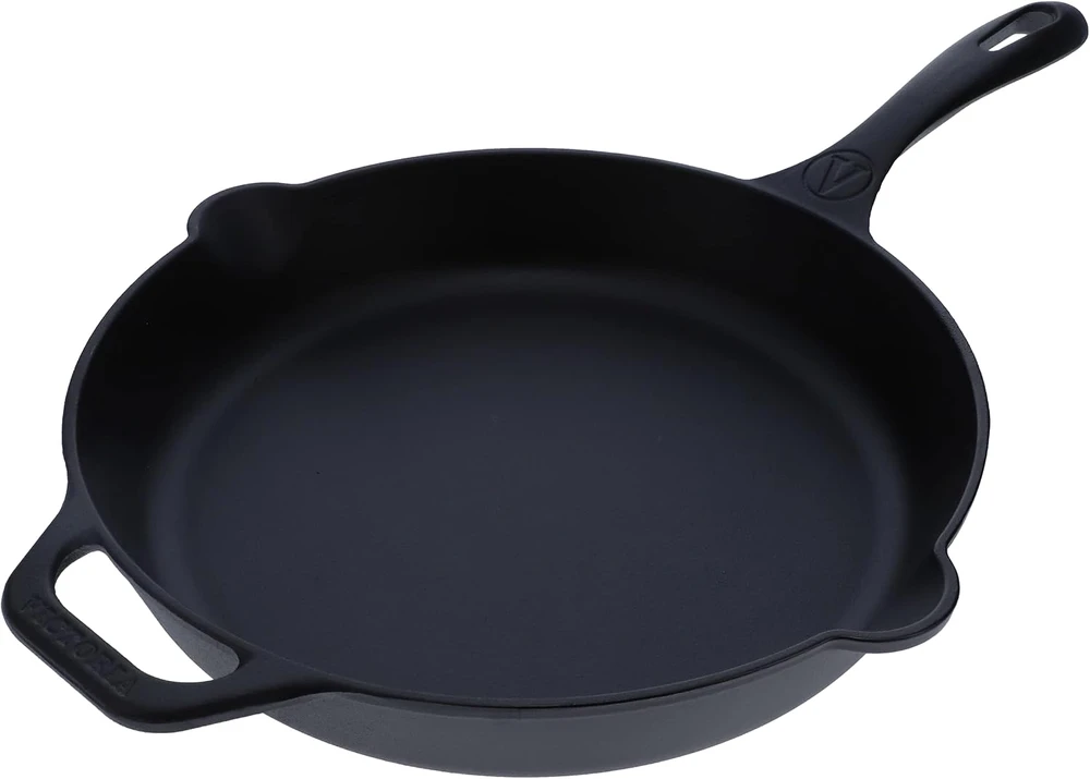 Victoria ketaus keptuvė su pagalbiniu laikikliu, 30 cm, juoda, SKL-212
