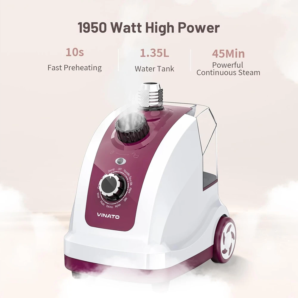 VINATO vertikalus garų lygintuvas 1950 W, 1,35 l, 11 režimų HY-288