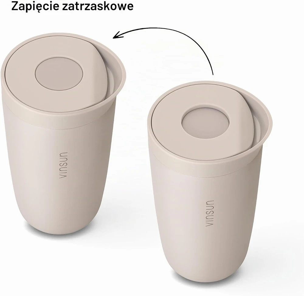 VINSUN termopuodelis iš nerūdijančiojo plieno 350 ml, sandarus, VS_VM_BA