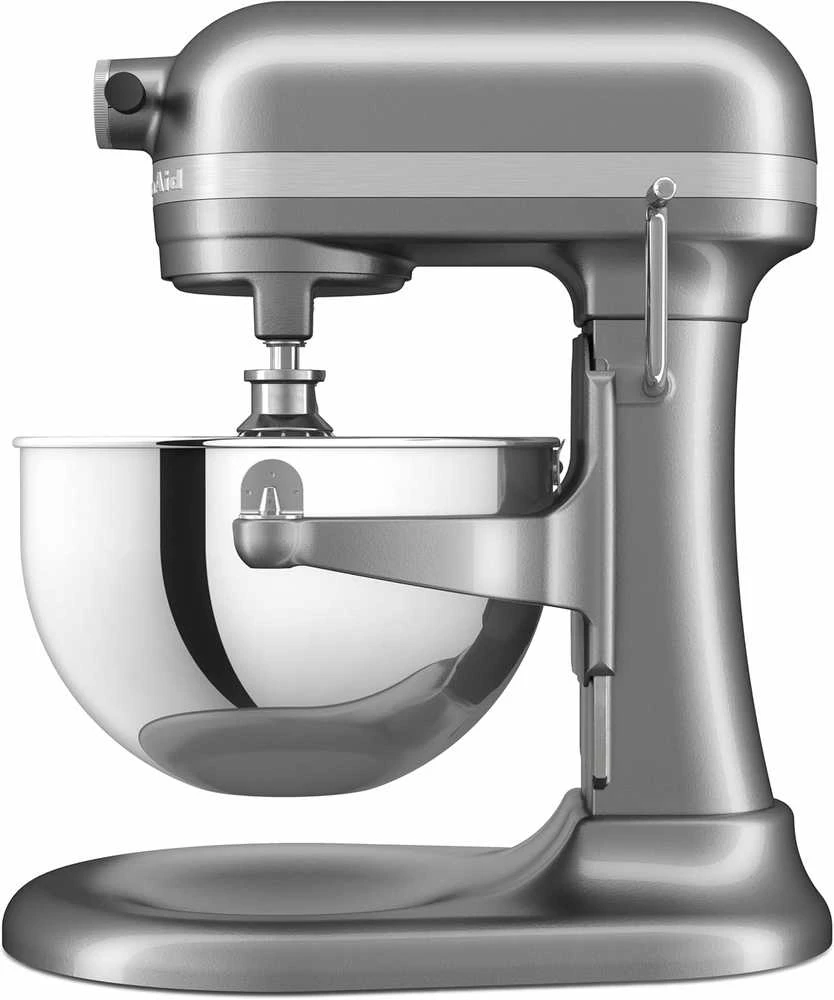 Virtuvinis kombainas KitchenAid Heavy Duty planetarinis maišytuvas su pakeliama 5,2 l metaline misa, sidabro spalvos