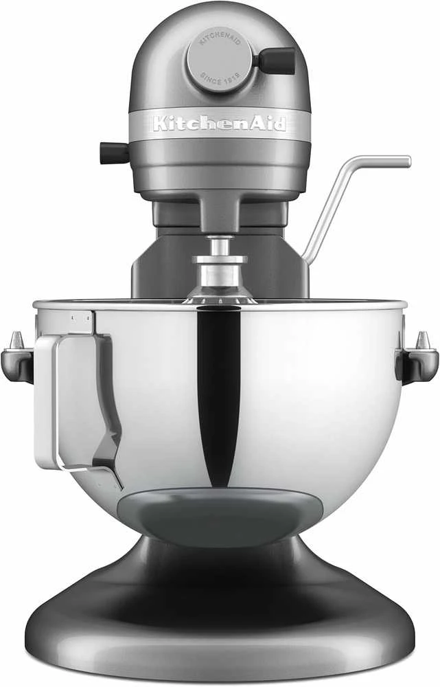 Virtuvinis kombainas KitchenAid Heavy Duty planetarinis maišytuvas su pakeliama 5,2 l metaline misa, sidabro spalvos