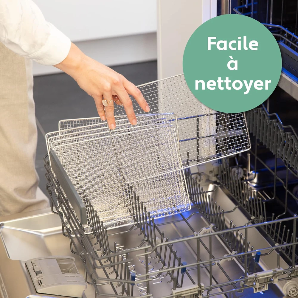 Vita5 maisto džiovyklė su 10 nerūdijančio plieno padėklų, 1000 W, termostatu, 5356712