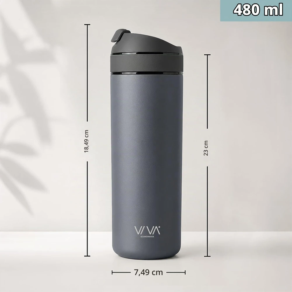 Viva Scandinavia termopuodelis su kavos ir arbatos filtru 460 ml Recharge V82045