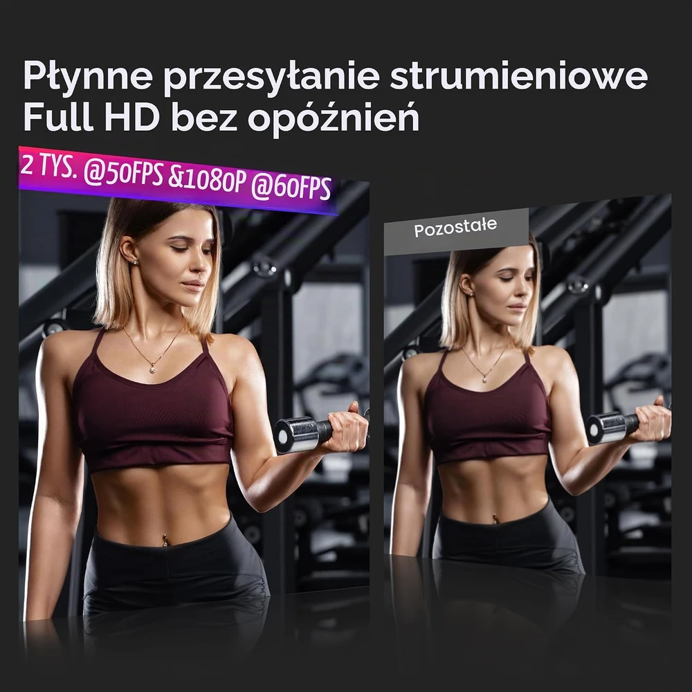 VIZOLINK Full HD 1080p 60 kadrų/s internetinė kamera su 4 mikrofonais, W4GS