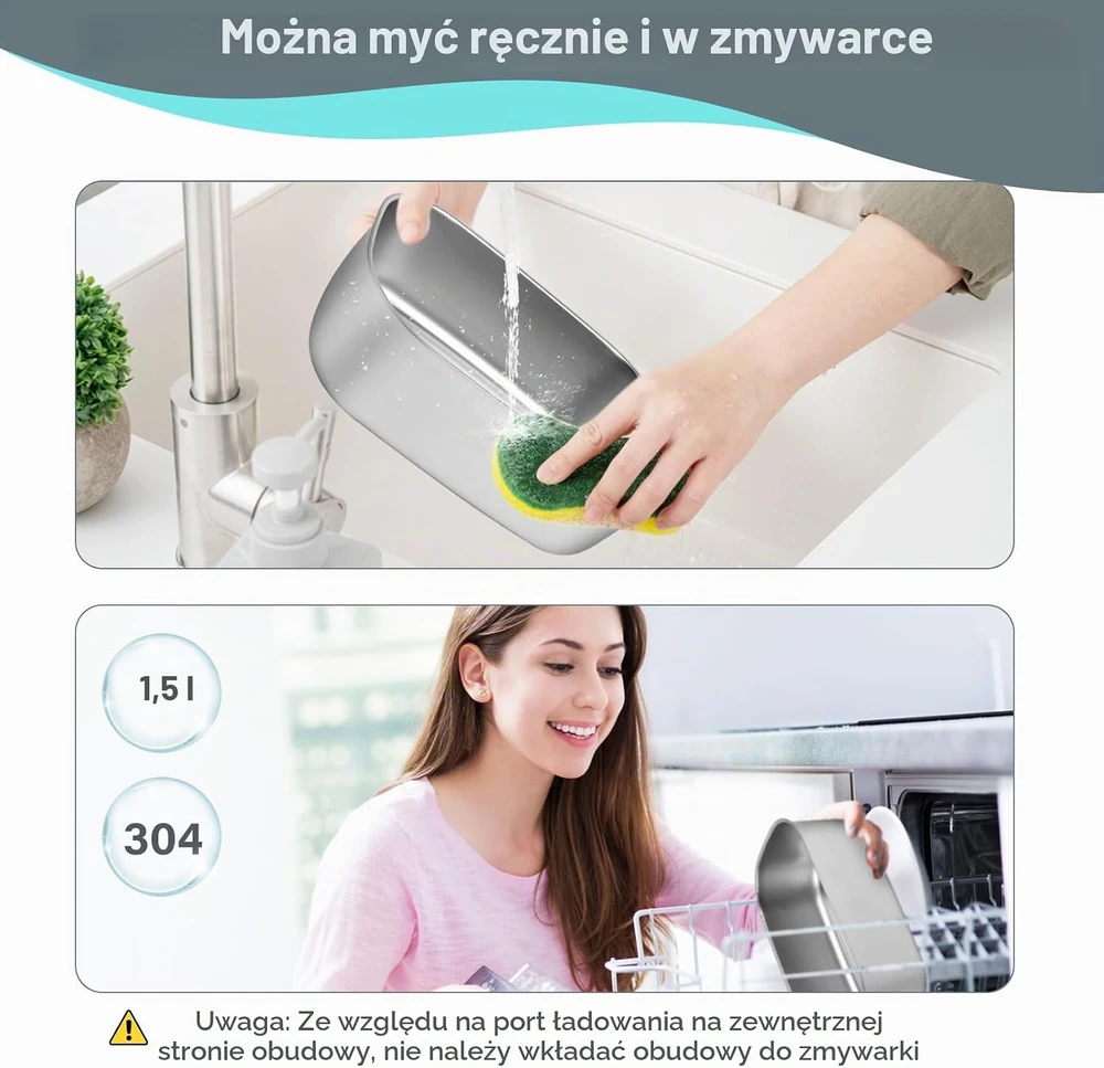 VMUTGA elektrinė pietų dėžutė 1,5 l, 60 W, 12 V/24 V/220–240 V
