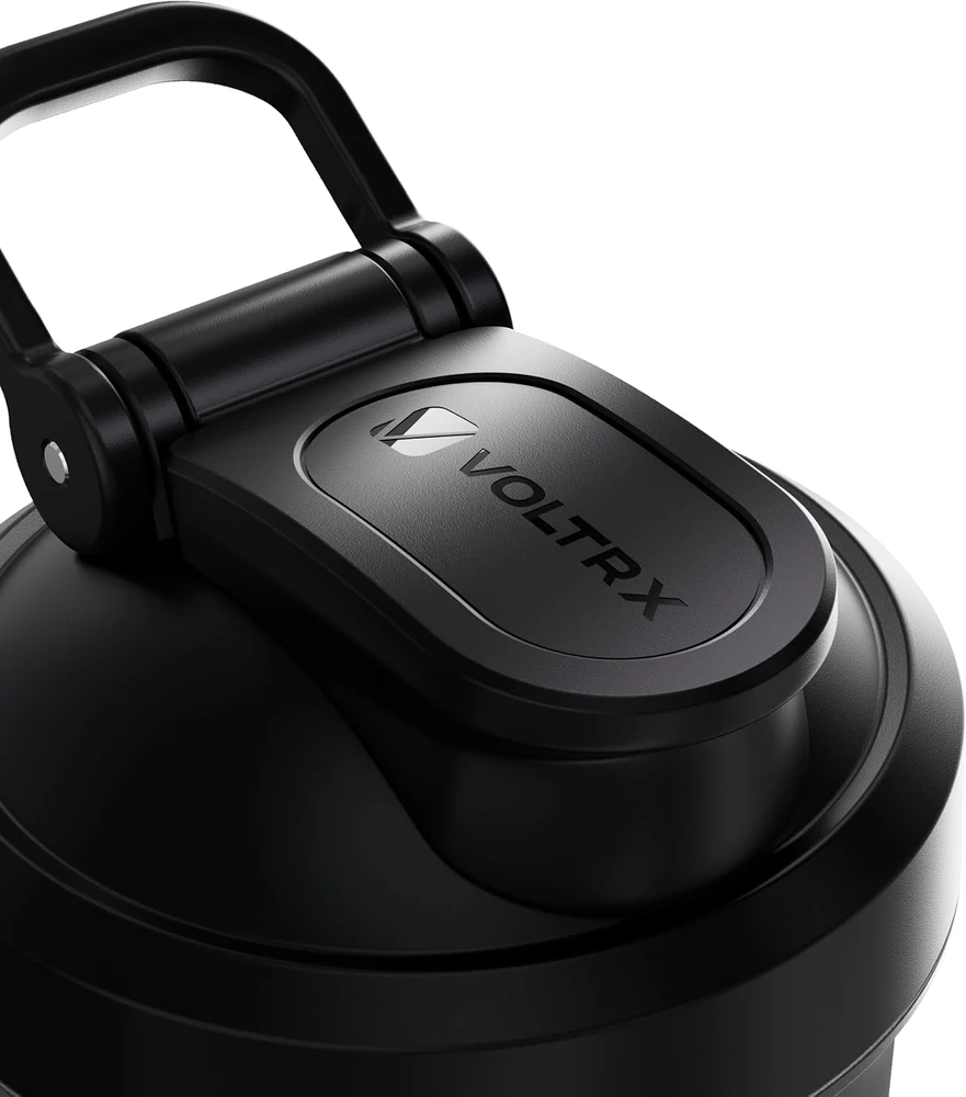 VOLTRX elektrinis baltymų kokteilių plaktuvas 680 ml USB-C, vt005