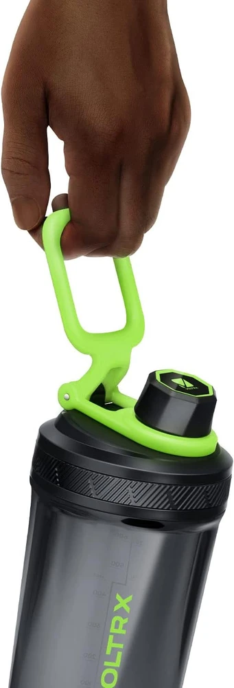 VOLTRX elektrinis baltymų kokteilių plaktuvas USB-C, 600 ml, 6000 aps./min., VT004