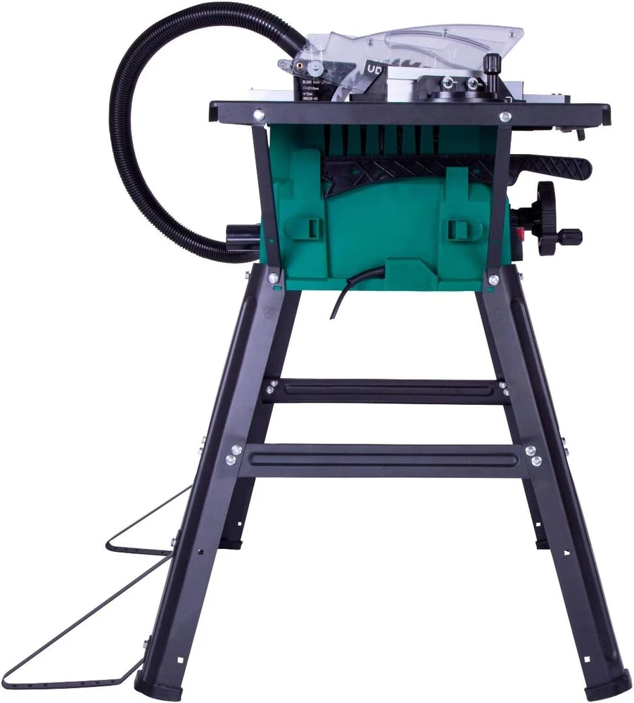 VONROC stalinė diskinė pjūklas 1500 W, 210 mm, 40 dantų, reguliuojama stalo dalis, TS501AC