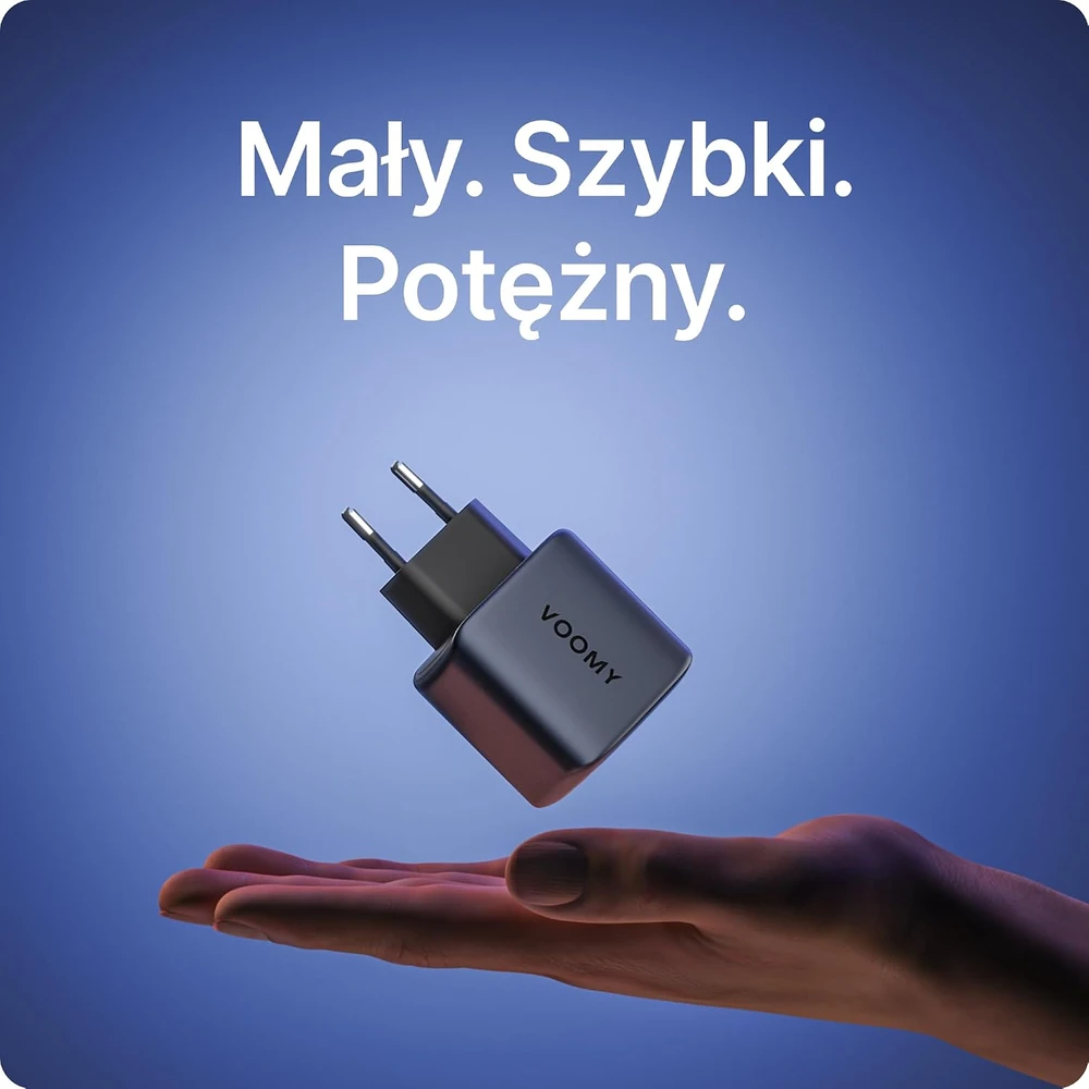 Voomy USB-C tinklo įkroviklis 35 W su USB-C ir USB-A jungtimis M635