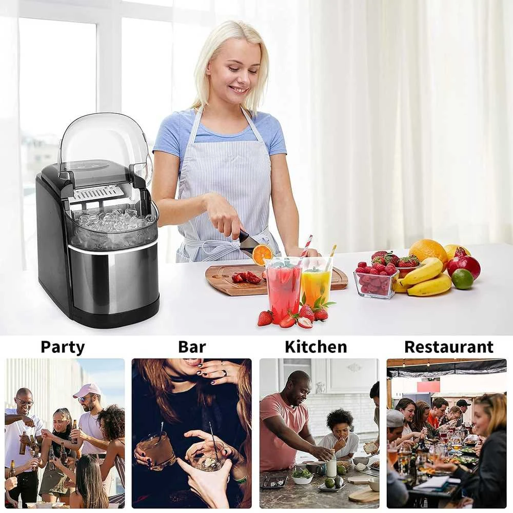 Vpcok Direct ledo kubelių aparatas 12 kg, automatinis, nerūdijančio plieno, 1,7 l, HZB-12/C