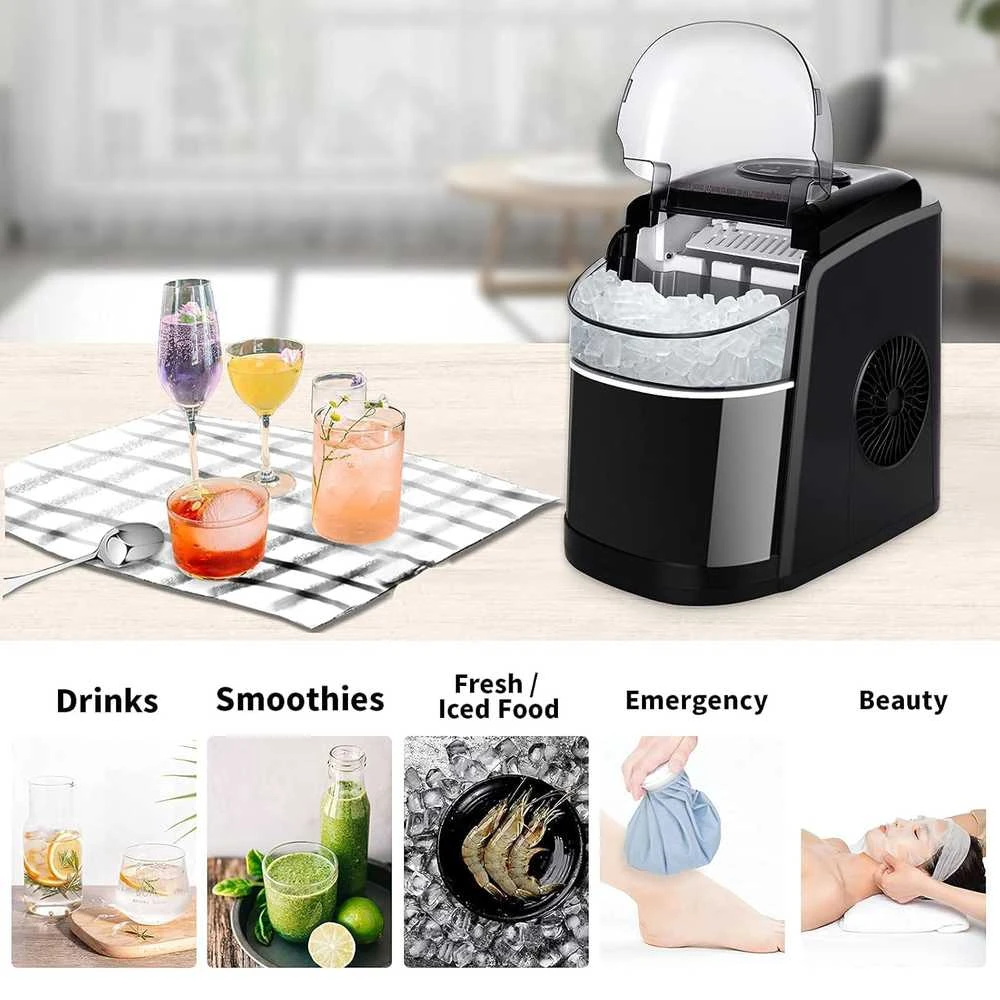 Vpcok Direct ledo kubelių aparatas 12 kg, automatinis, nerūdijančio plieno, 1,7 l, HZB-12/C