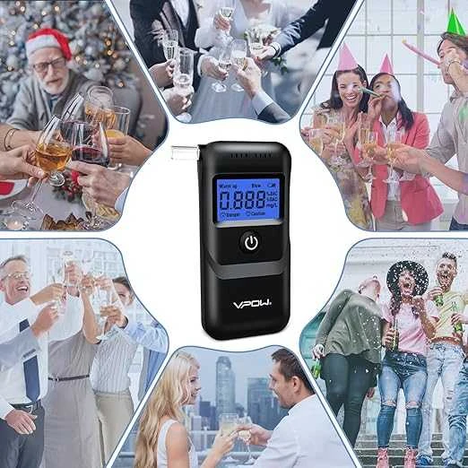 VPOW Alkotesteris su LCD ekranu