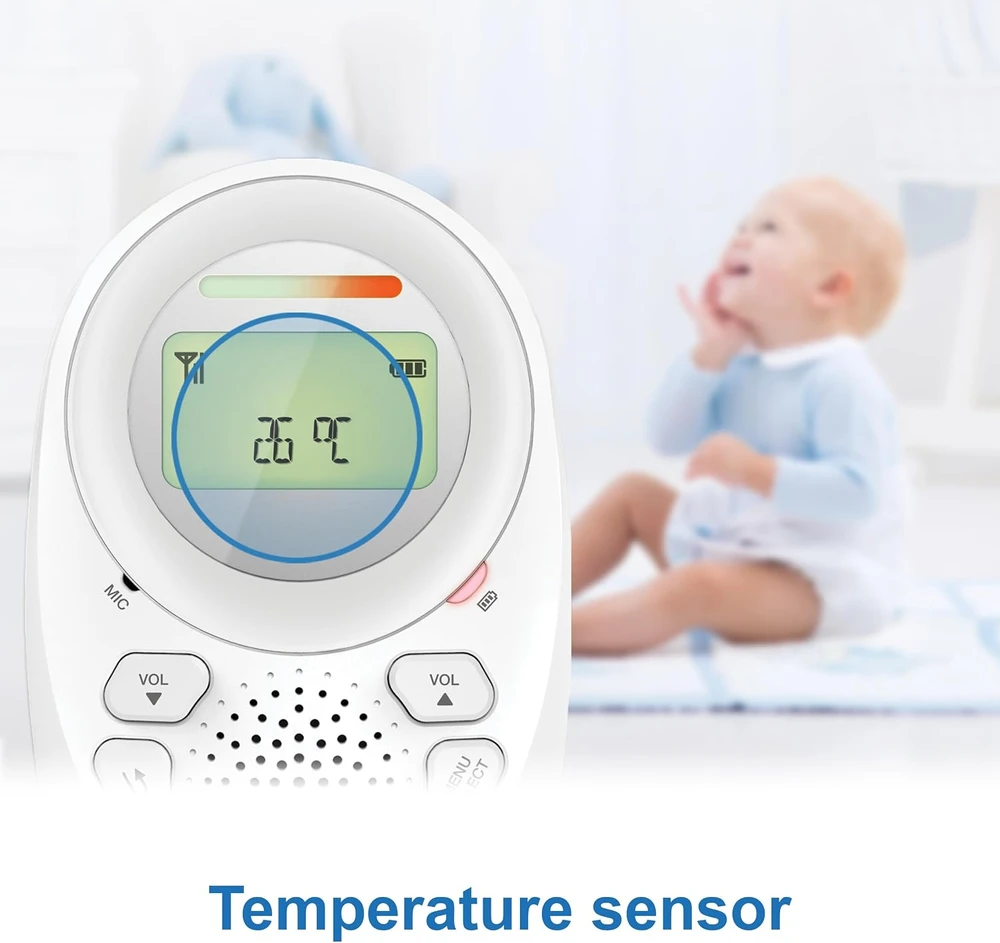 VTech belaidė garso auklė su naktine lempute, DECT, 450 m, BM1211 301945