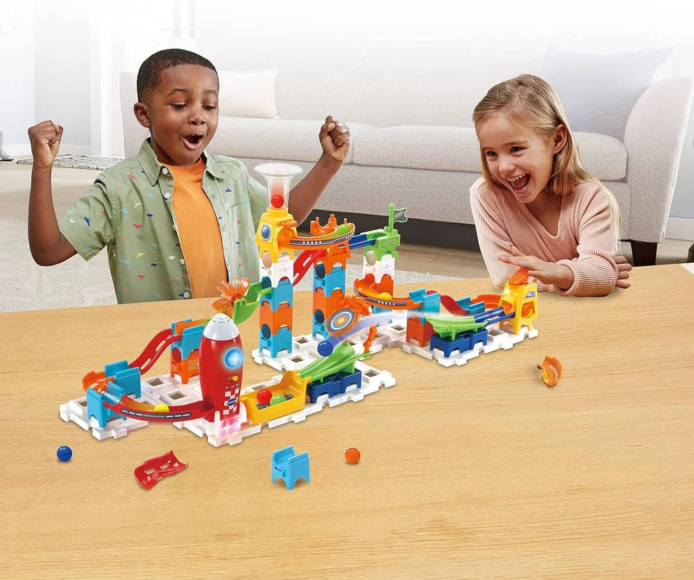 VTech rutuliukų trasa Marble Rush Rocket Set M100 su garso efektais, nuo 4 metų, 80-542249