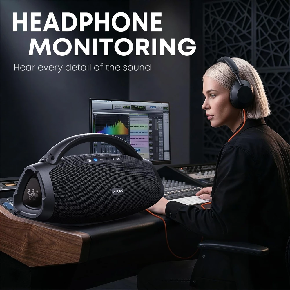 W-KING nešiojama Bluetooth kolonėlė 200 W RMS, IPX7, subas, EQ, X20