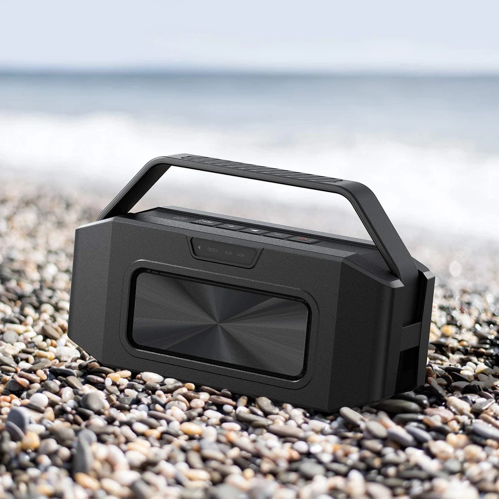 W-KING nešiojama Bluetooth kolonėlė 60 W, IPX6, 5200 mAh akumuliatorius, NFC, mikrofonas, modelis D9-1
