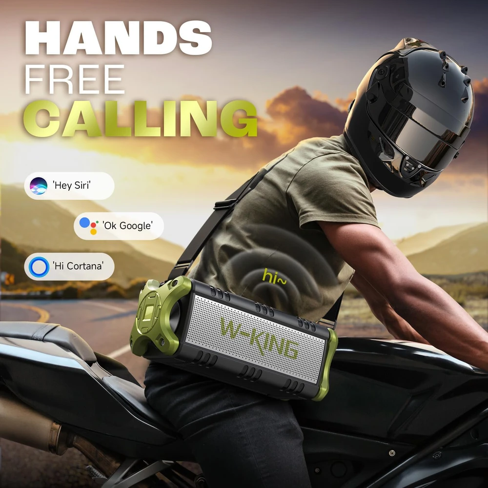 W-KING nešiojama Bluetooth kolonėlė 90W, 50W RMS, IPX6, NFC, 5200mAh, D8
