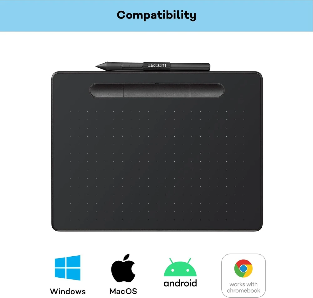 Wacom Intuos M Juodas