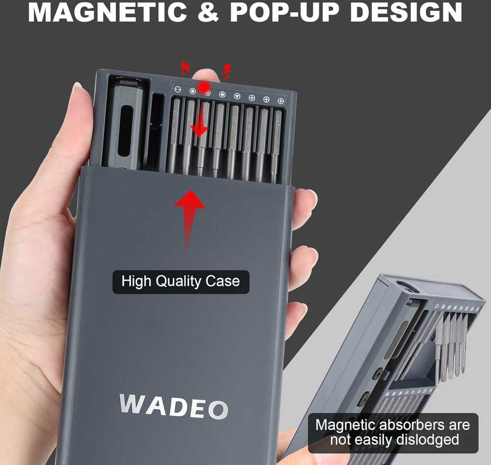 WADEO Mini elektrinio atsuktuvo rinkinys