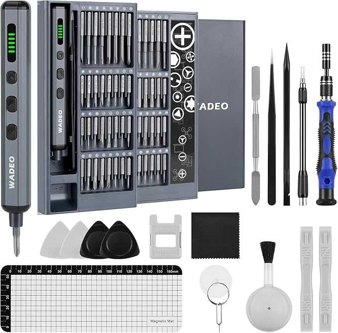 WADEO Mini elektrinio atsuktuvo rinkinys