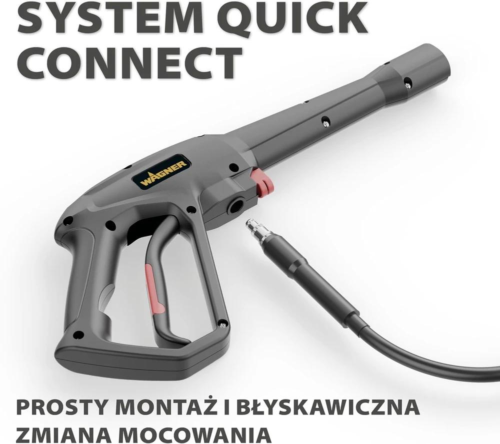 Wagner aukšto slėgio plovimo įrenginys Aquastorm Compact, 3 m žarna, lengva konstrukcija