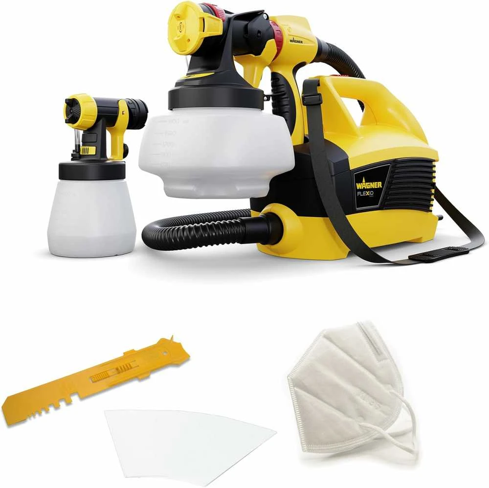 Wagner W 690 FLEXiO dažymo purkštuvas, 630 W, 1800/800 ml talpos bakeliai